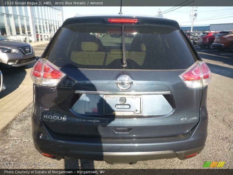 Arctic Blue Metallic / Almond 2016 Nissan Rogue SL AWD