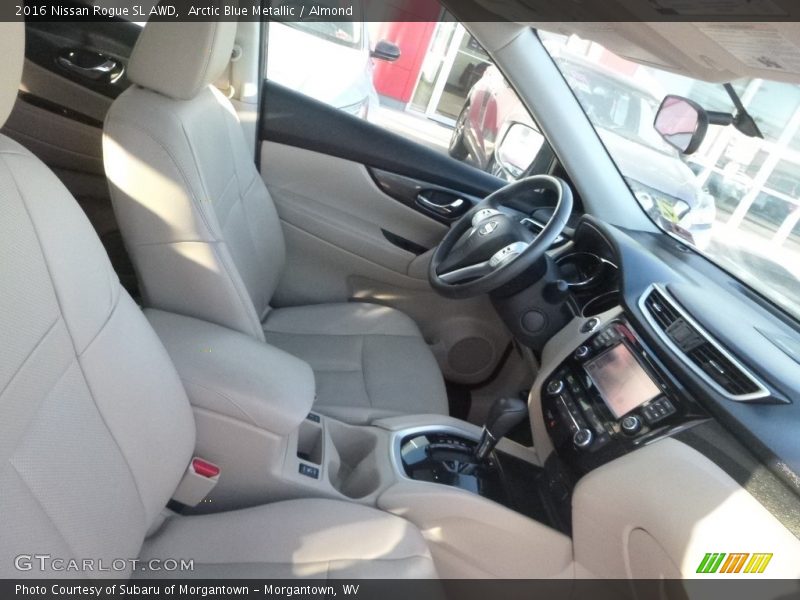 Arctic Blue Metallic / Almond 2016 Nissan Rogue SL AWD