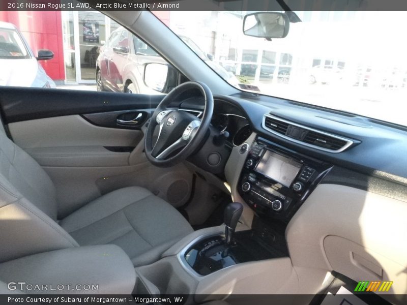 Arctic Blue Metallic / Almond 2016 Nissan Rogue SL AWD