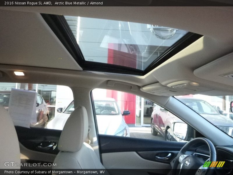 Arctic Blue Metallic / Almond 2016 Nissan Rogue SL AWD
