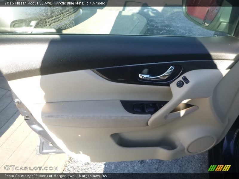 Arctic Blue Metallic / Almond 2016 Nissan Rogue SL AWD