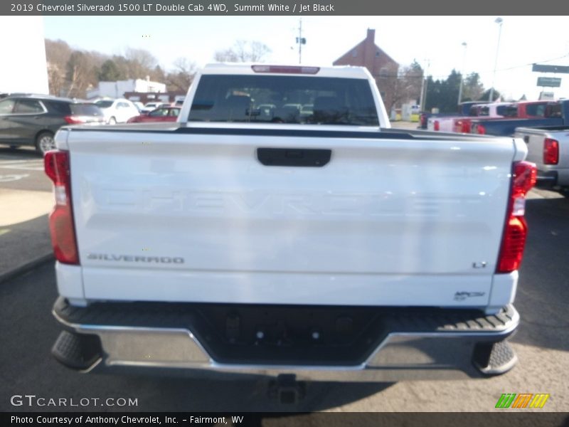 Summit White / Jet Black 2019 Chevrolet Silverado 1500 LT Double Cab 4WD