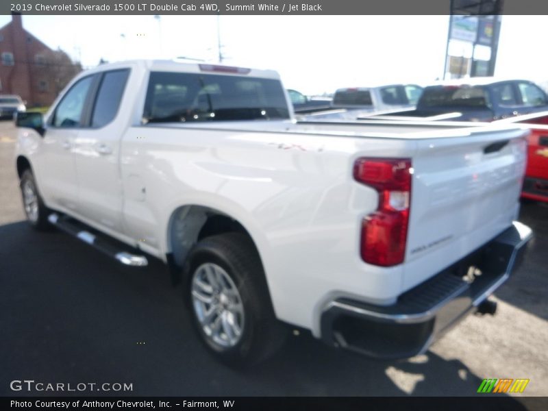 Summit White / Jet Black 2019 Chevrolet Silverado 1500 LT Double Cab 4WD