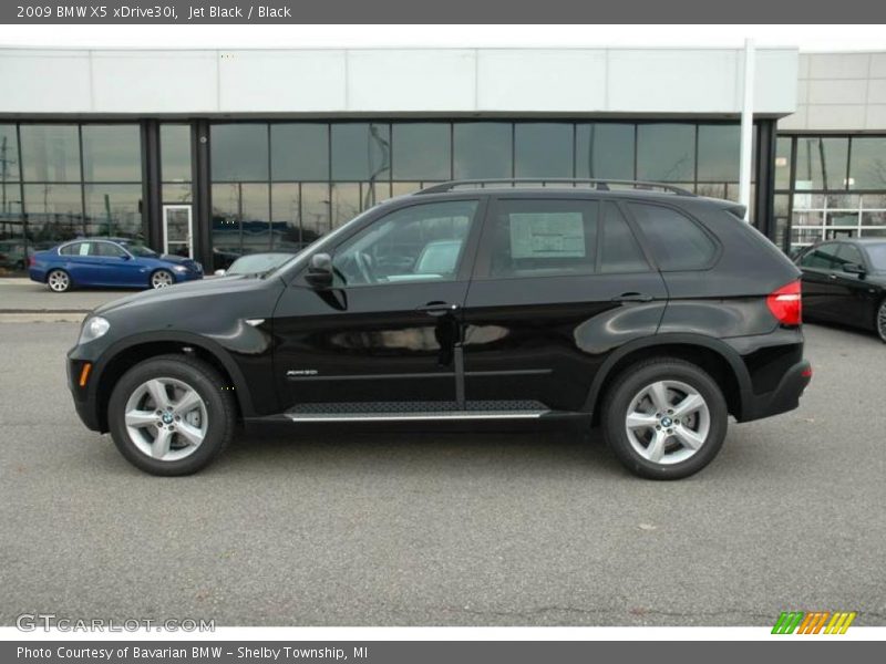 Jet Black / Black 2009 BMW X5 xDrive30i