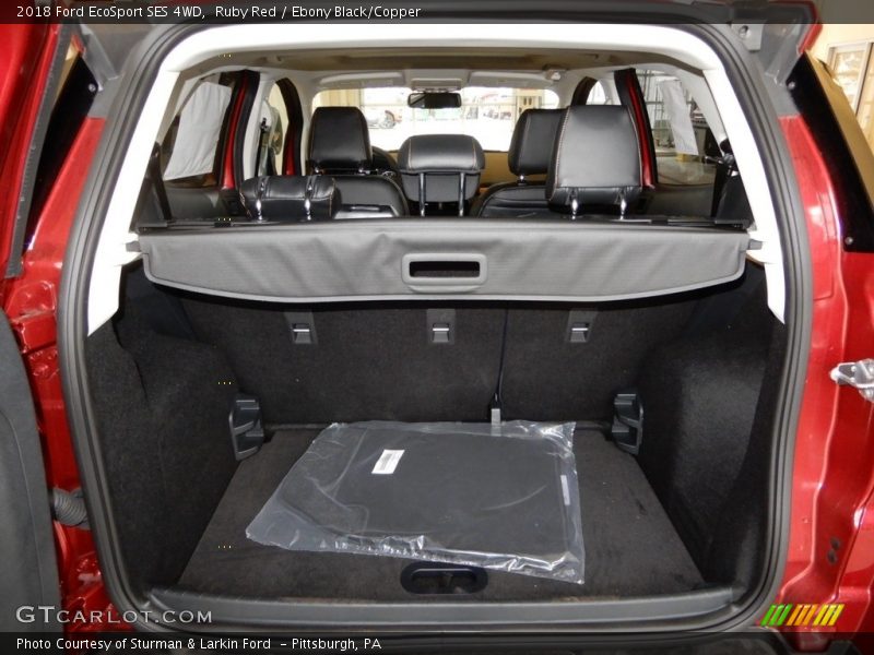 Ruby Red / Ebony Black/Copper 2018 Ford EcoSport SES 4WD