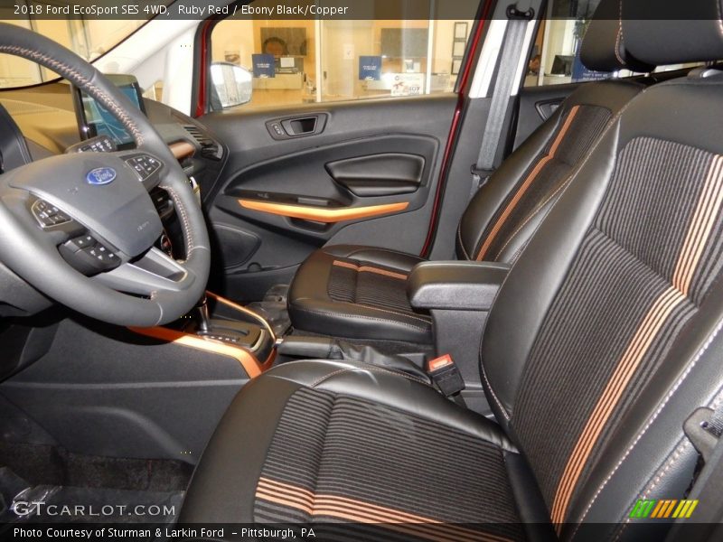Ruby Red / Ebony Black/Copper 2018 Ford EcoSport SES 4WD