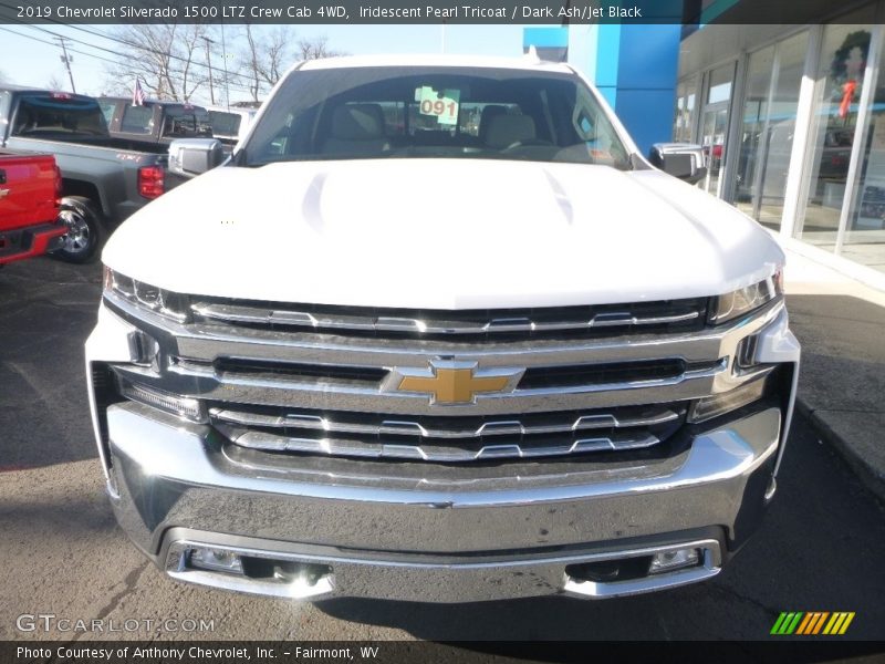 Iridescent Pearl Tricoat / Dark Ash/Jet Black 2019 Chevrolet Silverado 1500 LTZ Crew Cab 4WD