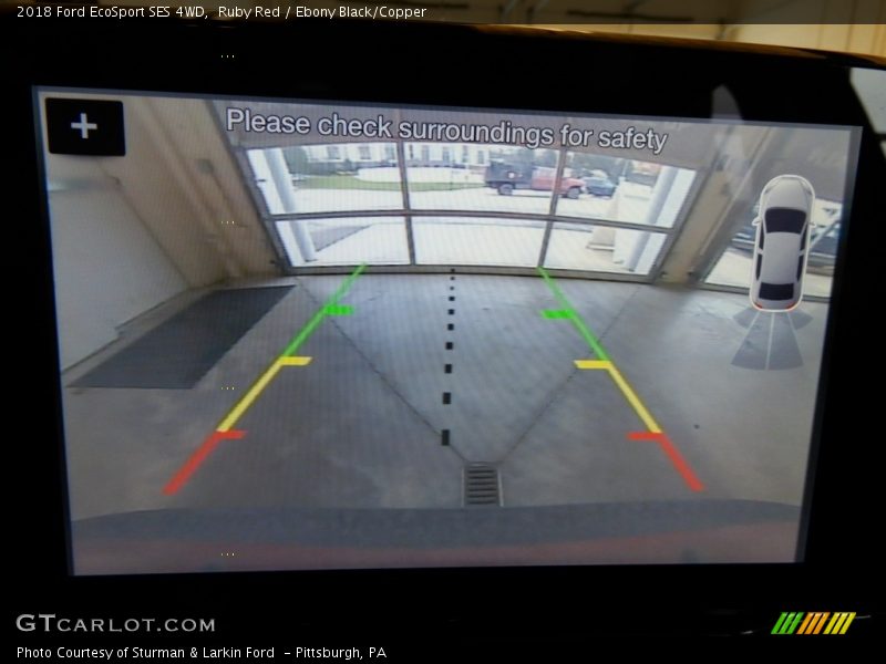 Ruby Red / Ebony Black/Copper 2018 Ford EcoSport SES 4WD