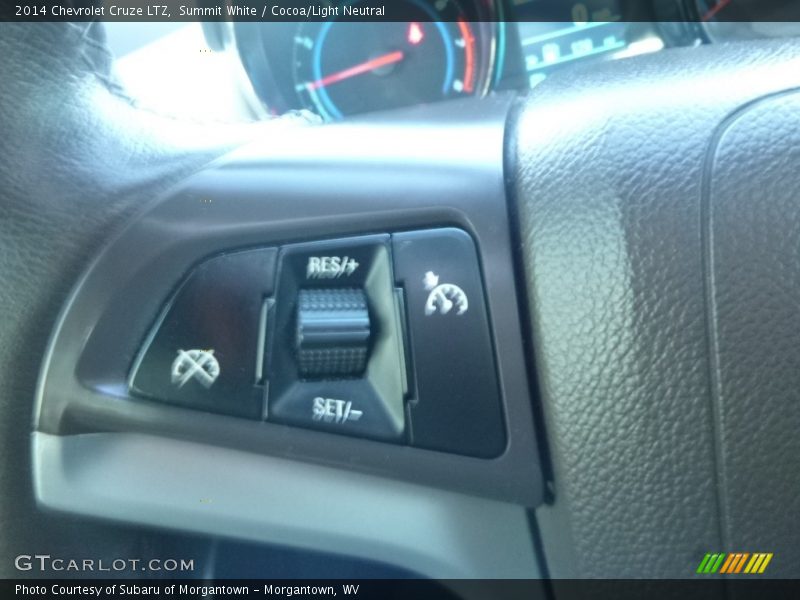 Summit White / Cocoa/Light Neutral 2014 Chevrolet Cruze LTZ