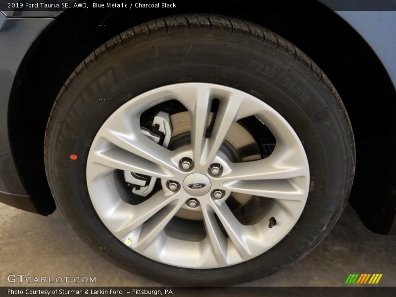 Blue Metallic / Charcoal Black 2019 Ford Taurus SEL AWD