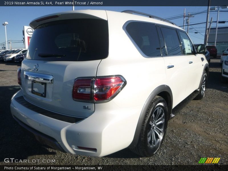 Pearl White Tricoat / Almond 2019 Nissan Armada SL 4x4