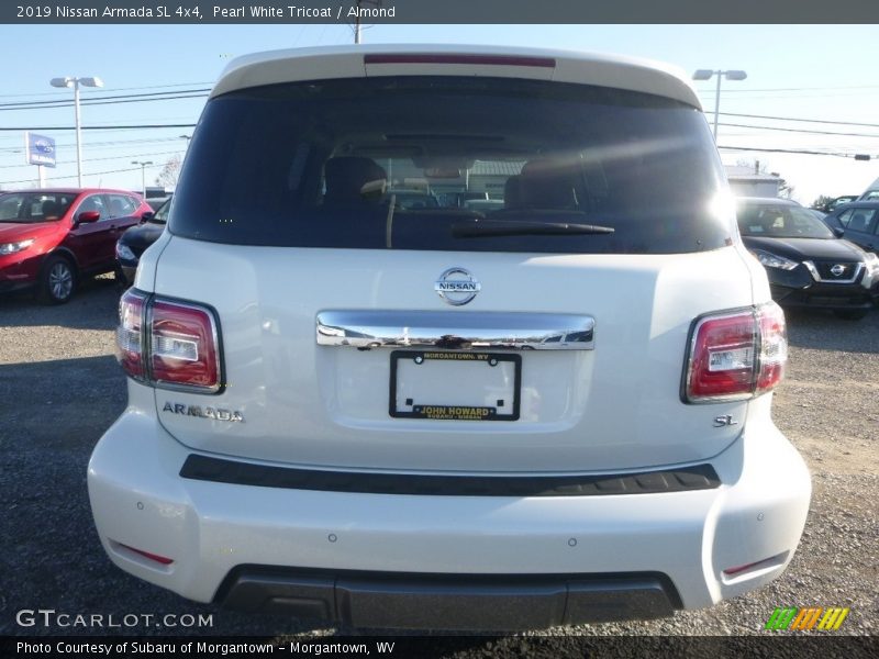 Pearl White Tricoat / Almond 2019 Nissan Armada SL 4x4