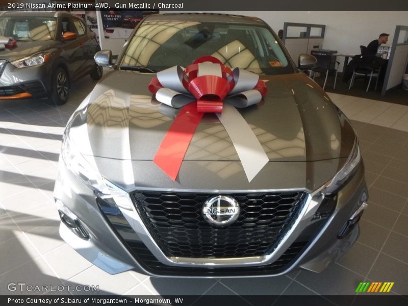 Gun Metallic / Charcoal 2019 Nissan Altima Platinum AWD