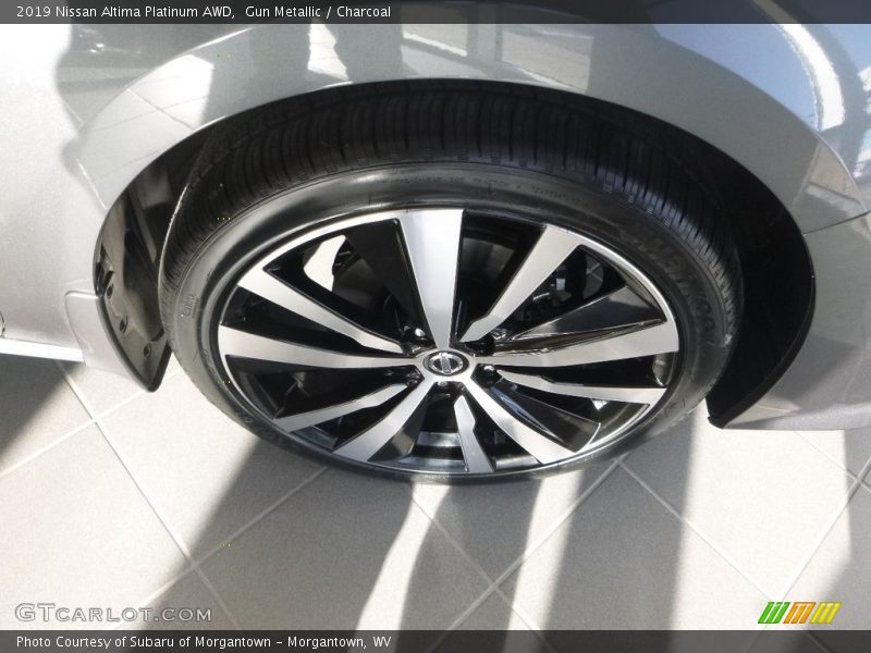 Gun Metallic / Charcoal 2019 Nissan Altima Platinum AWD