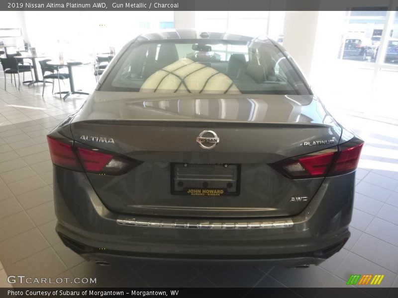 Gun Metallic / Charcoal 2019 Nissan Altima Platinum AWD