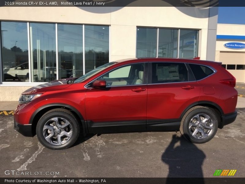  2019 CR-V EX-L AWD Molten Lava Pearl