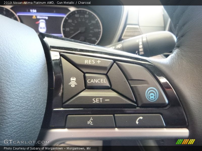 Gun Metallic / Charcoal 2019 Nissan Altima Platinum AWD