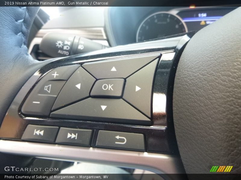 Gun Metallic / Charcoal 2019 Nissan Altima Platinum AWD