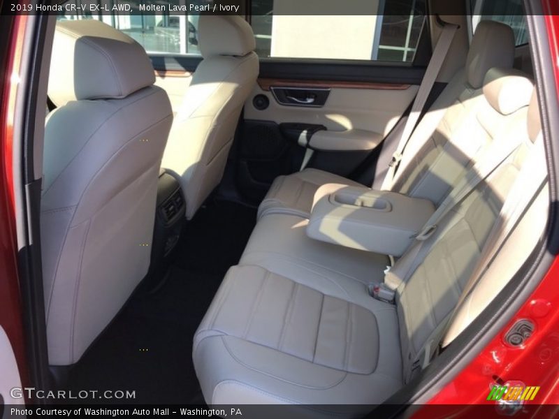 Molten Lava Pearl / Ivory 2019 Honda CR-V EX-L AWD