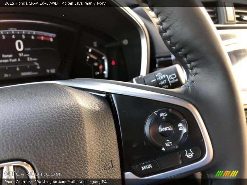 Molten Lava Pearl / Ivory 2019 Honda CR-V EX-L AWD