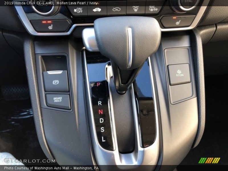 Molten Lava Pearl / Ivory 2019 Honda CR-V EX-L AWD