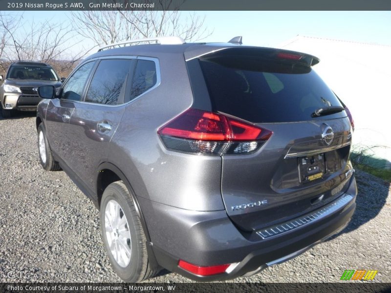 Gun Metallic / Charcoal 2019 Nissan Rogue S AWD