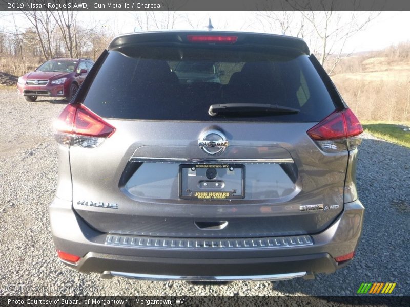 Gun Metallic / Charcoal 2019 Nissan Rogue S AWD