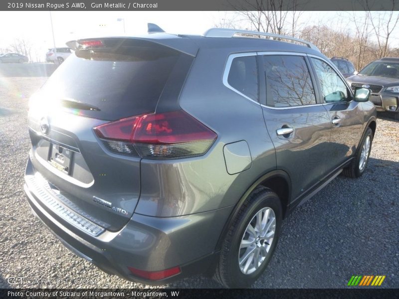 Gun Metallic / Charcoal 2019 Nissan Rogue S AWD
