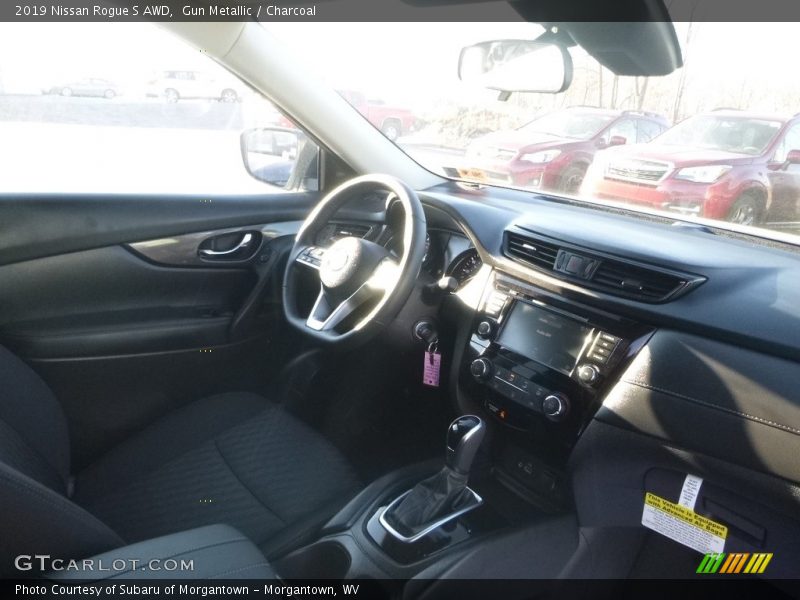 Gun Metallic / Charcoal 2019 Nissan Rogue S AWD