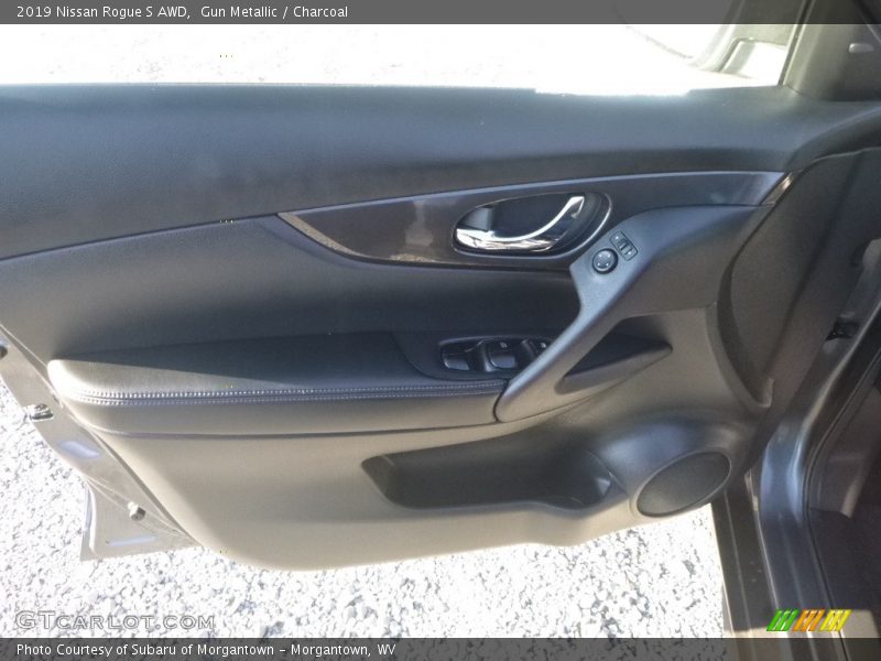 Gun Metallic / Charcoal 2019 Nissan Rogue S AWD