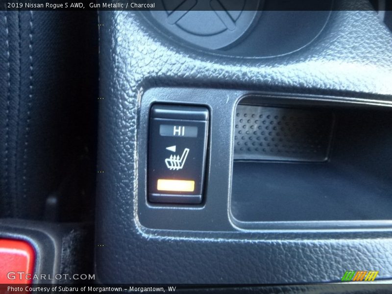 Gun Metallic / Charcoal 2019 Nissan Rogue S AWD