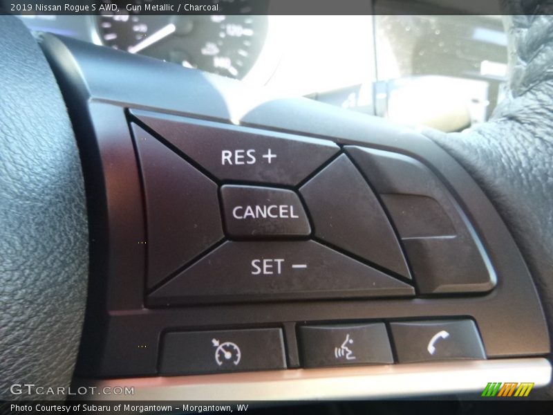 Gun Metallic / Charcoal 2019 Nissan Rogue S AWD