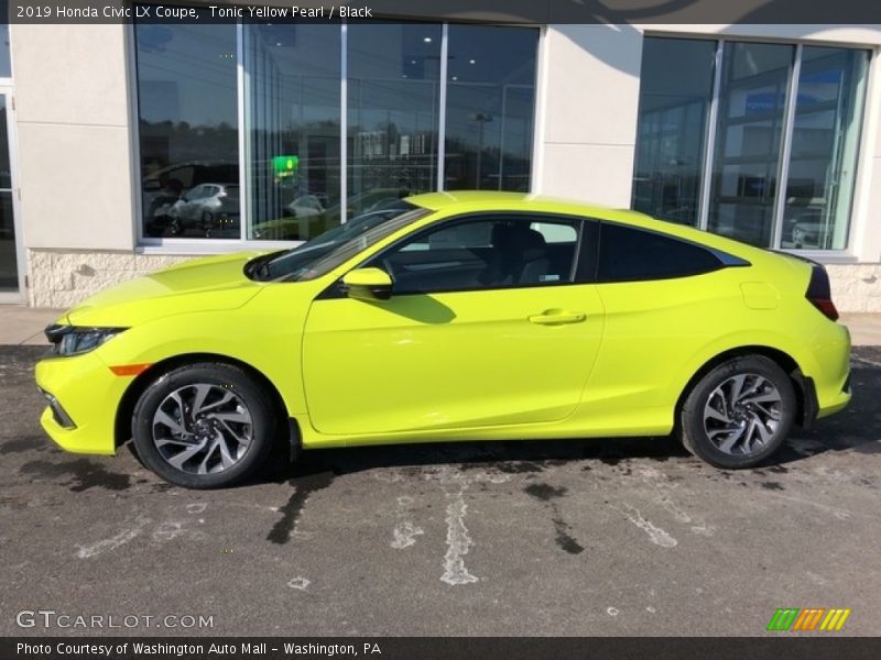 2019 Civic LX Coupe Tonic Yellow Pearl