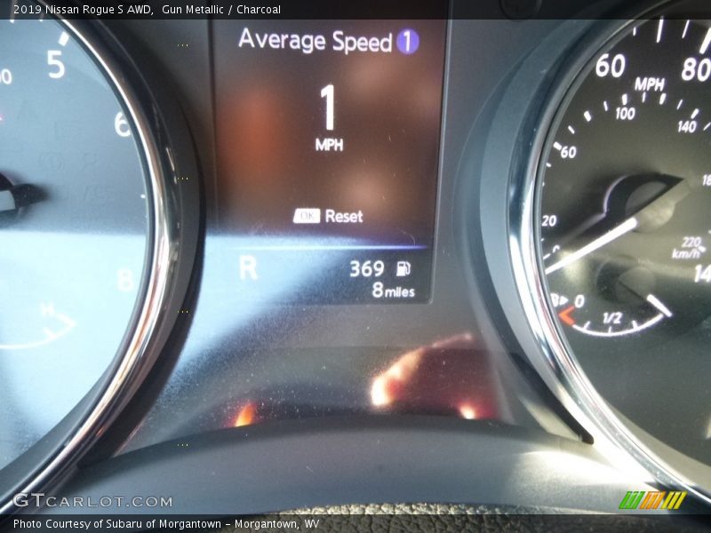 Gun Metallic / Charcoal 2019 Nissan Rogue S AWD