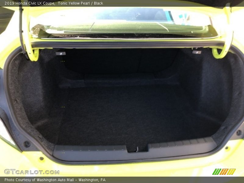 Tonic Yellow Pearl / Black 2019 Honda Civic LX Coupe