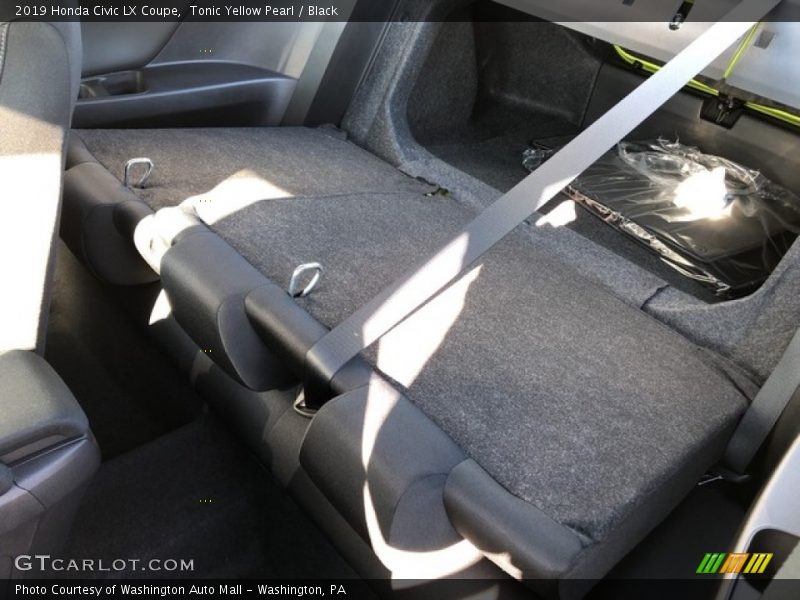 Rear Seat of 2019 Civic LX Coupe