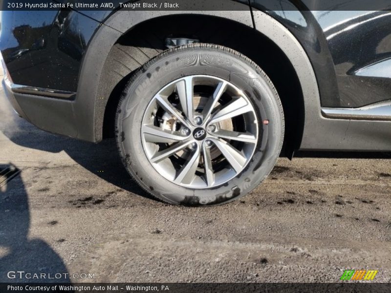 Twilight Black / Black 2019 Hyundai Santa Fe Ultimate AWD