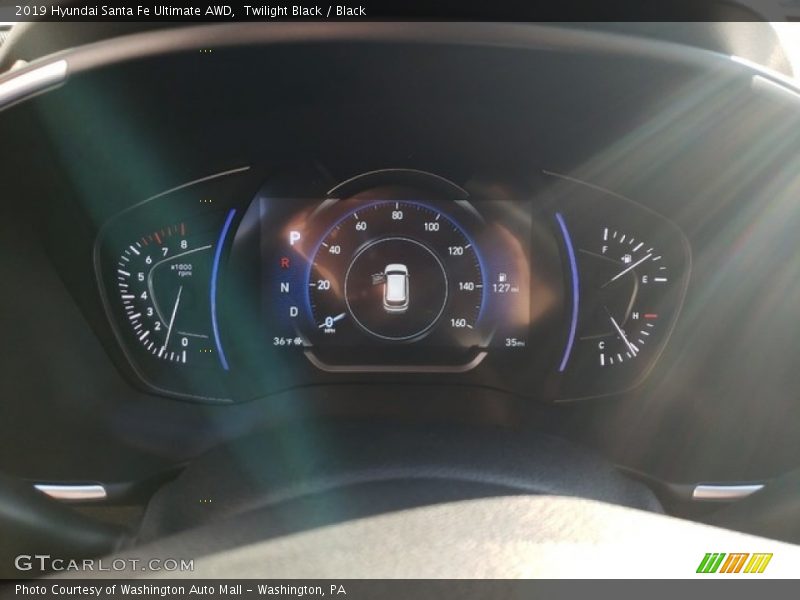 Twilight Black / Black 2019 Hyundai Santa Fe Ultimate AWD