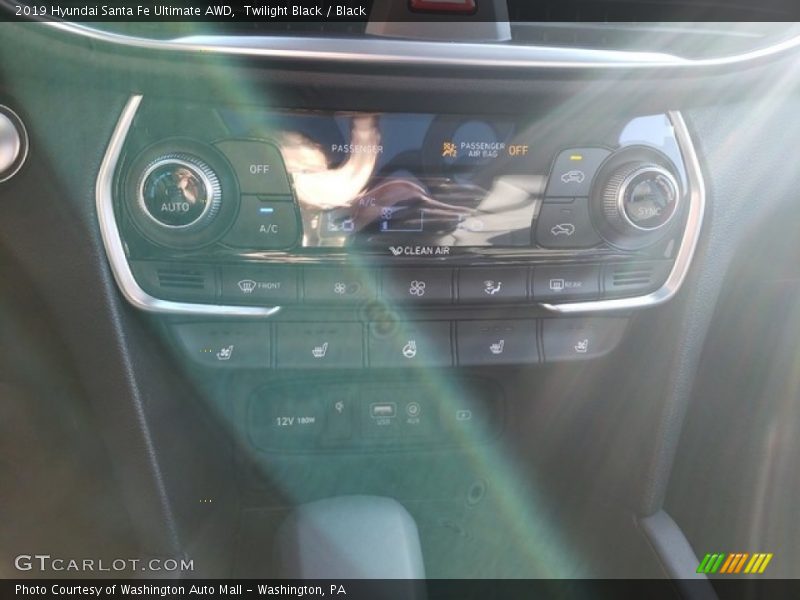 Twilight Black / Black 2019 Hyundai Santa Fe Ultimate AWD
