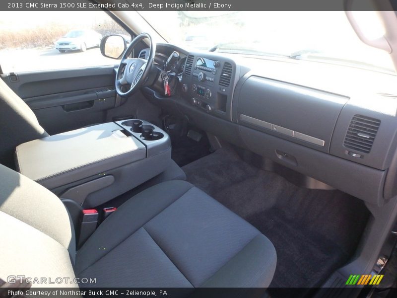 Deep Indigo Metallic / Ebony 2013 GMC Sierra 1500 SLE Extended Cab 4x4