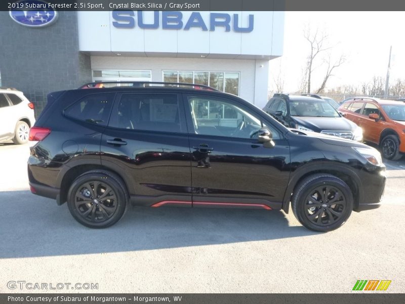 Crystal Black Silica / Gray Sport 2019 Subaru Forester 2.5i Sport