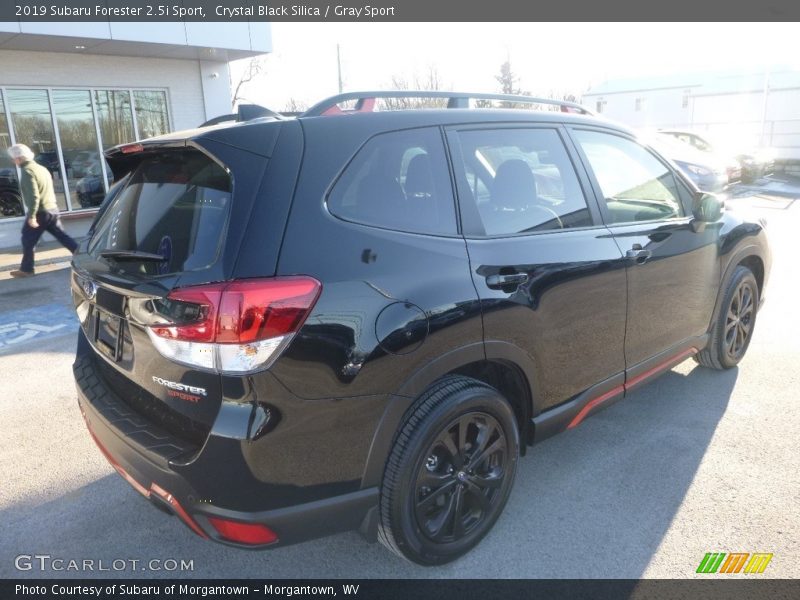 Crystal Black Silica / Gray Sport 2019 Subaru Forester 2.5i Sport