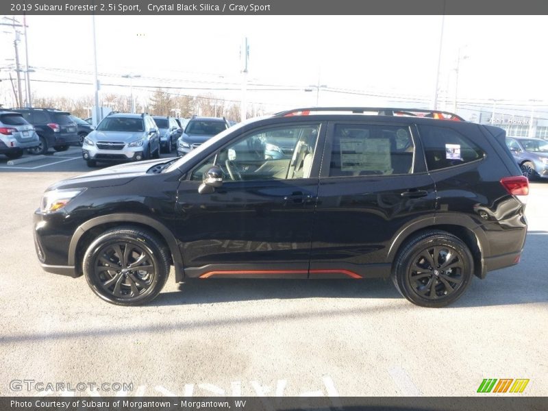 Crystal Black Silica / Gray Sport 2019 Subaru Forester 2.5i Sport