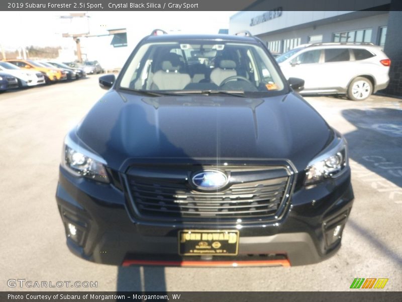 Crystal Black Silica / Gray Sport 2019 Subaru Forester 2.5i Sport