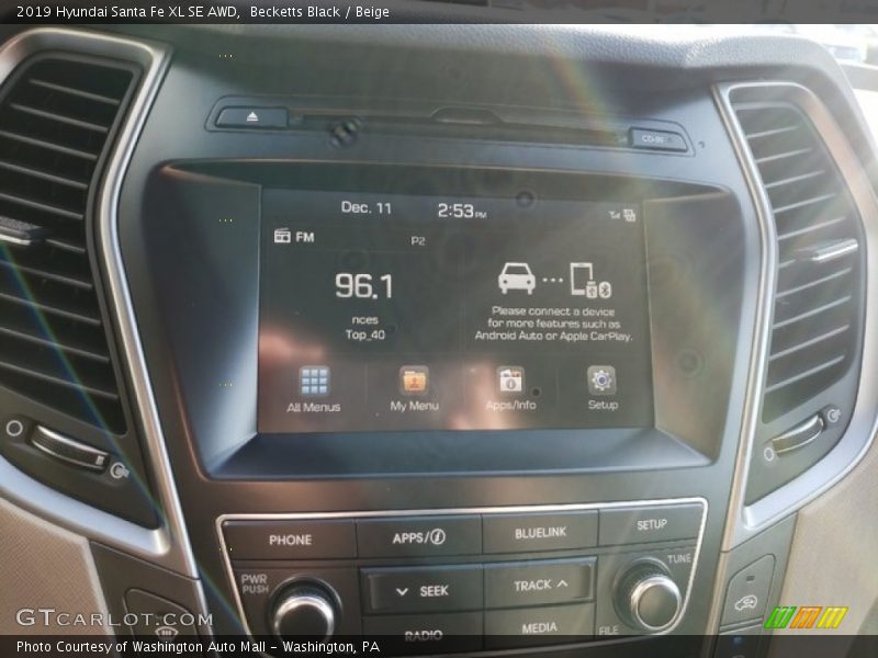 Becketts Black / Beige 2019 Hyundai Santa Fe XL SE AWD