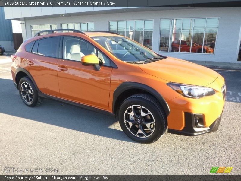 Sunshine Orange / Gray 2019 Subaru Crosstrek 2.0i Premium