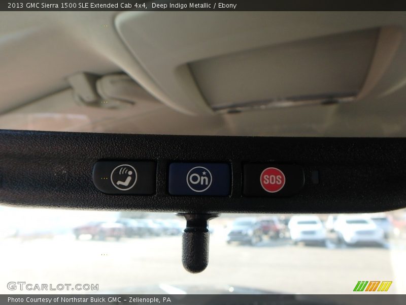 Deep Indigo Metallic / Ebony 2013 GMC Sierra 1500 SLE Extended Cab 4x4