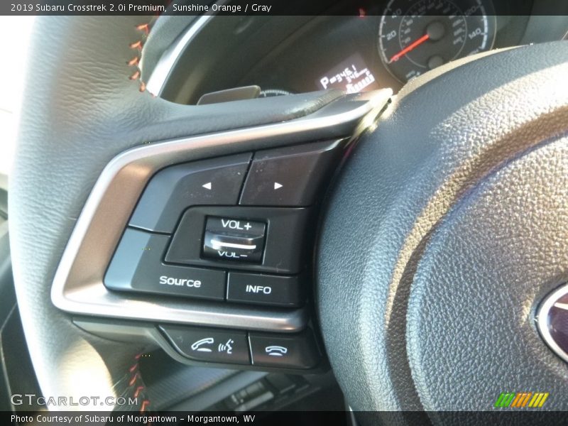 Sunshine Orange / Gray 2019 Subaru Crosstrek 2.0i Premium