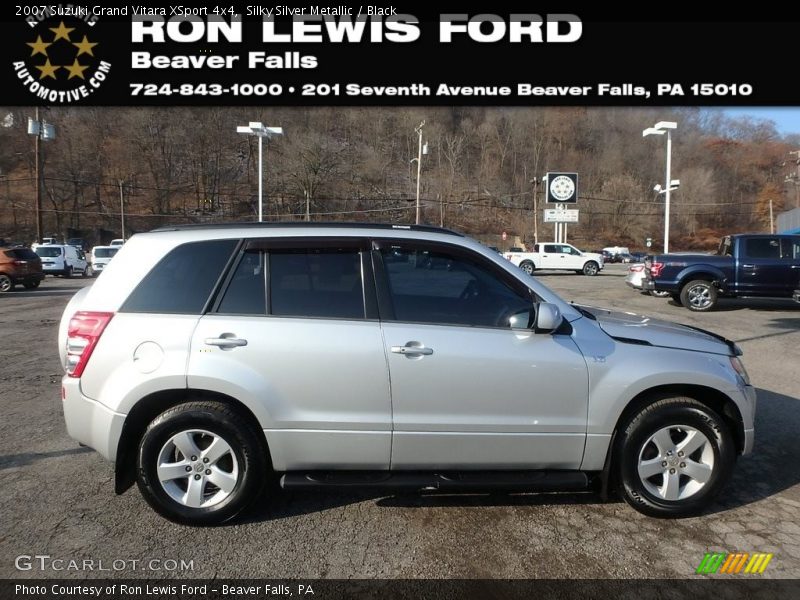 Silky Silver Metallic / Black 2007 Suzuki Grand Vitara XSport 4x4