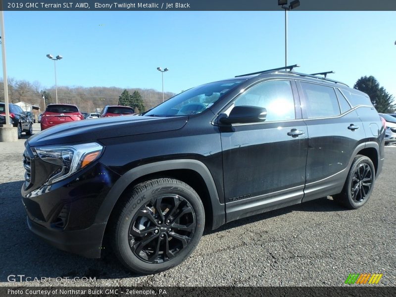 Ebony Twilight Metallic / Jet Black 2019 GMC Terrain SLT AWD